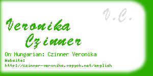 veronika czinner business card